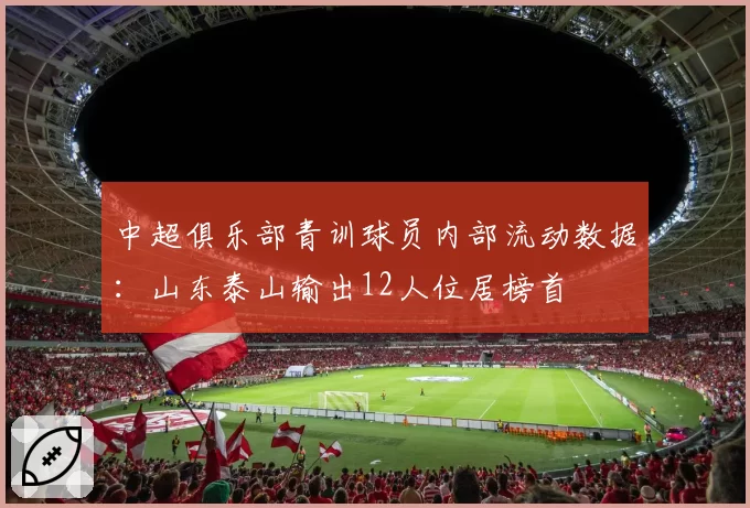 中超俱乐部青训球员内部流动数据：山东泰山输出12人位居榜首