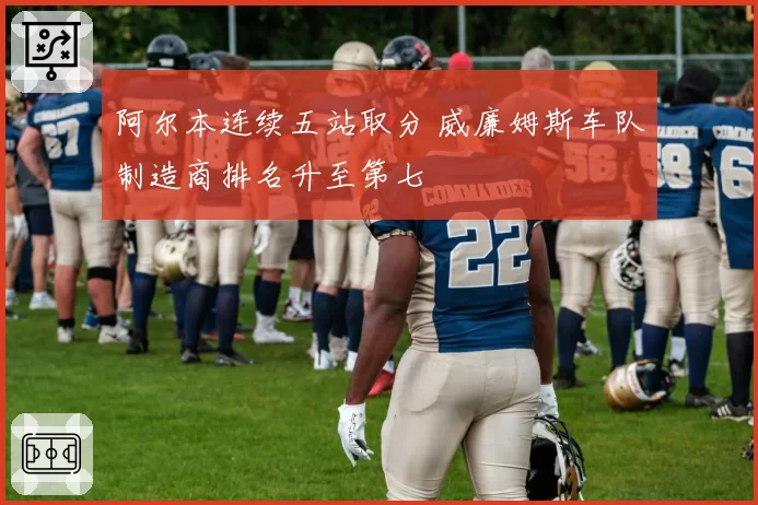 阿尔本连续五站取分 威廉姆斯车队制造商排名升至第七